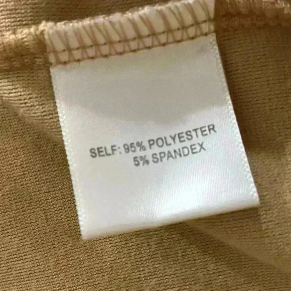 Jane and Delancey Tan Velvet Rouged Shoulder Long Sleeve Hoodie Size M - Picture 11 of 12